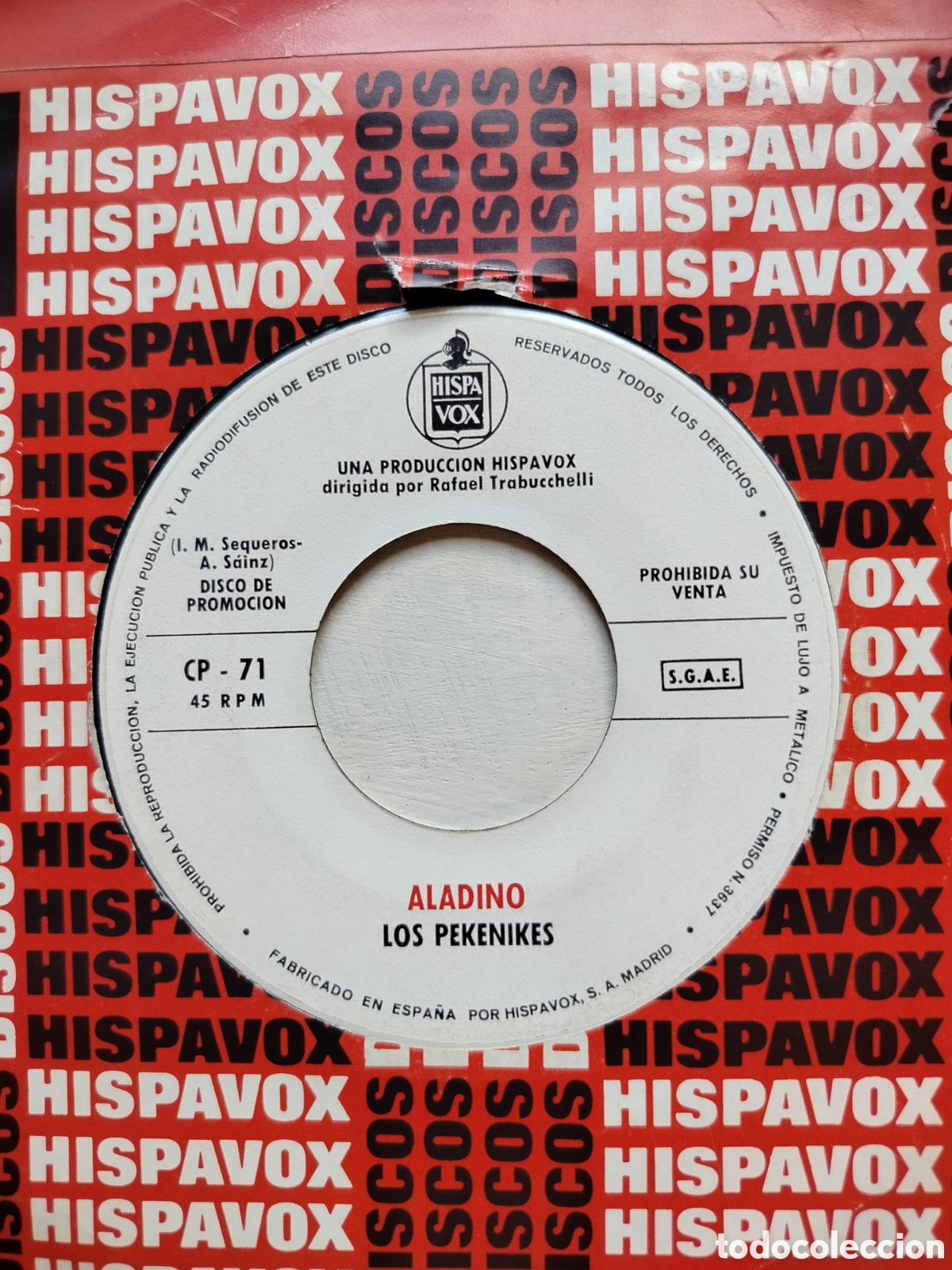 Discos de vinilo: Los Pekenikes Promo Single - Foto 3