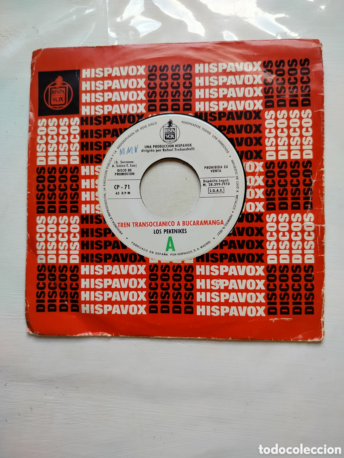 Discos de vinilo: Los Pekenikes Single Promo