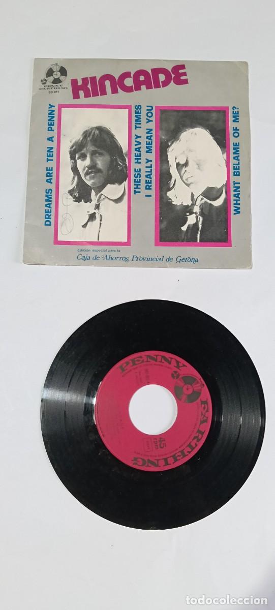 Discos de vinilo: Disco Vinilo EP Kincade - Dreams Are Ten A Penny (Penny Farthing 00.011 / Edici&oacute;n Caja de Ahorros Pr