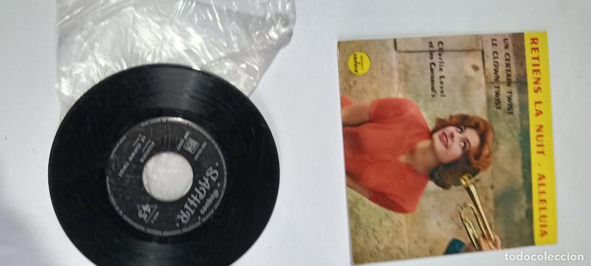 Discos de vinilo: Disco Vinilo EP Charlie Level Et Les Carnaval's - Retiens La Nuit (Disques Saphir LDP 3057)