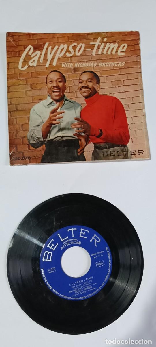 Discos de vinilo: Disco Vinilo EP Nicholas Brothers - Calypso Time (Belter / Metronome 50.070)