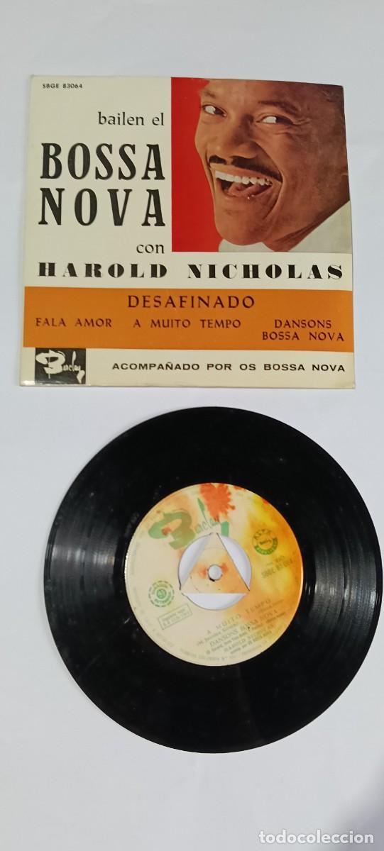 Discos de vinilo: Disco Vinilo EP Harold Nicholas - Bailen El Bossa Nova (Barclay SBGE 83064)