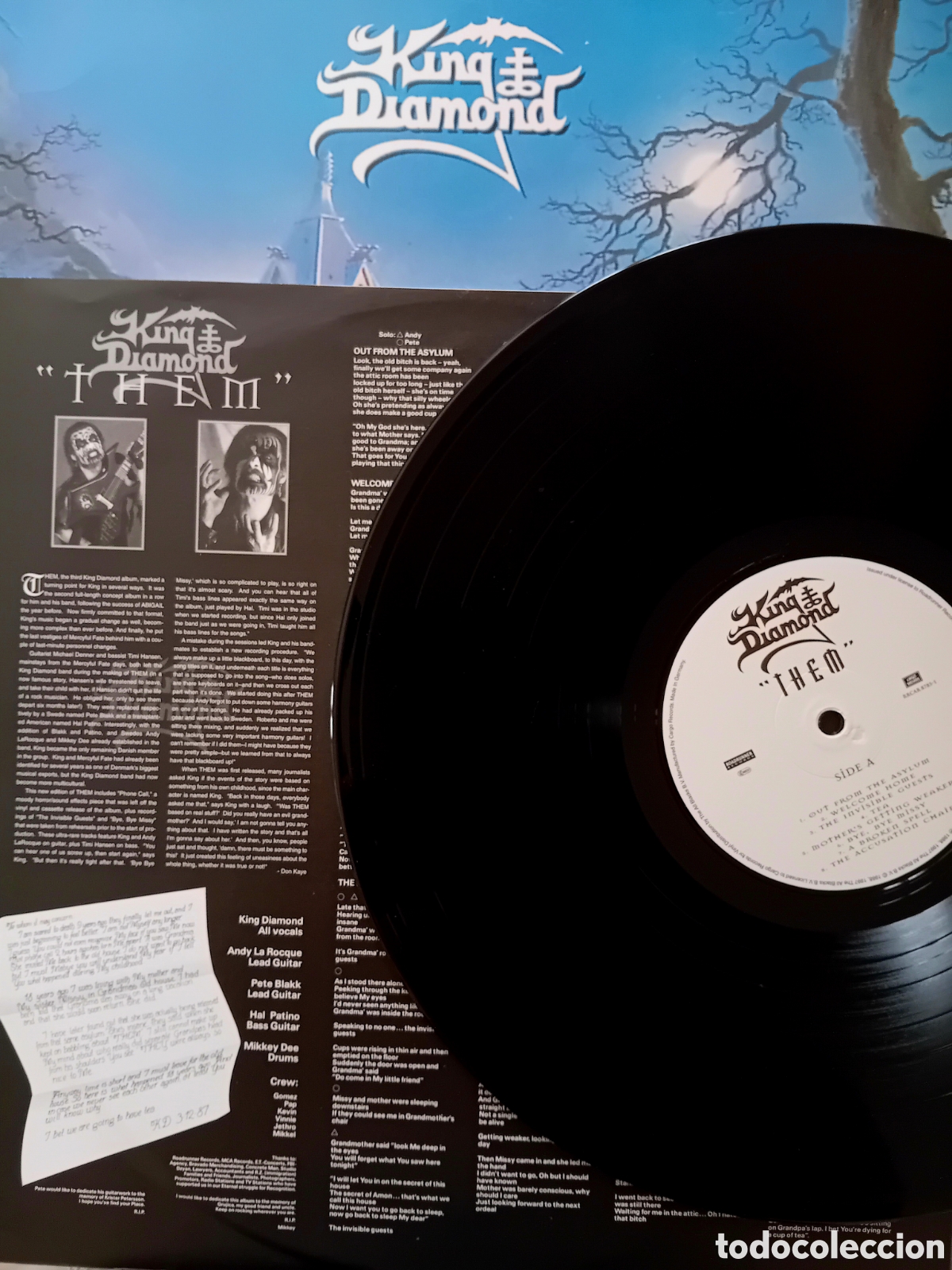 Discos de vinilo: KING DIAMOND. THEM. 2007 - Foto 3