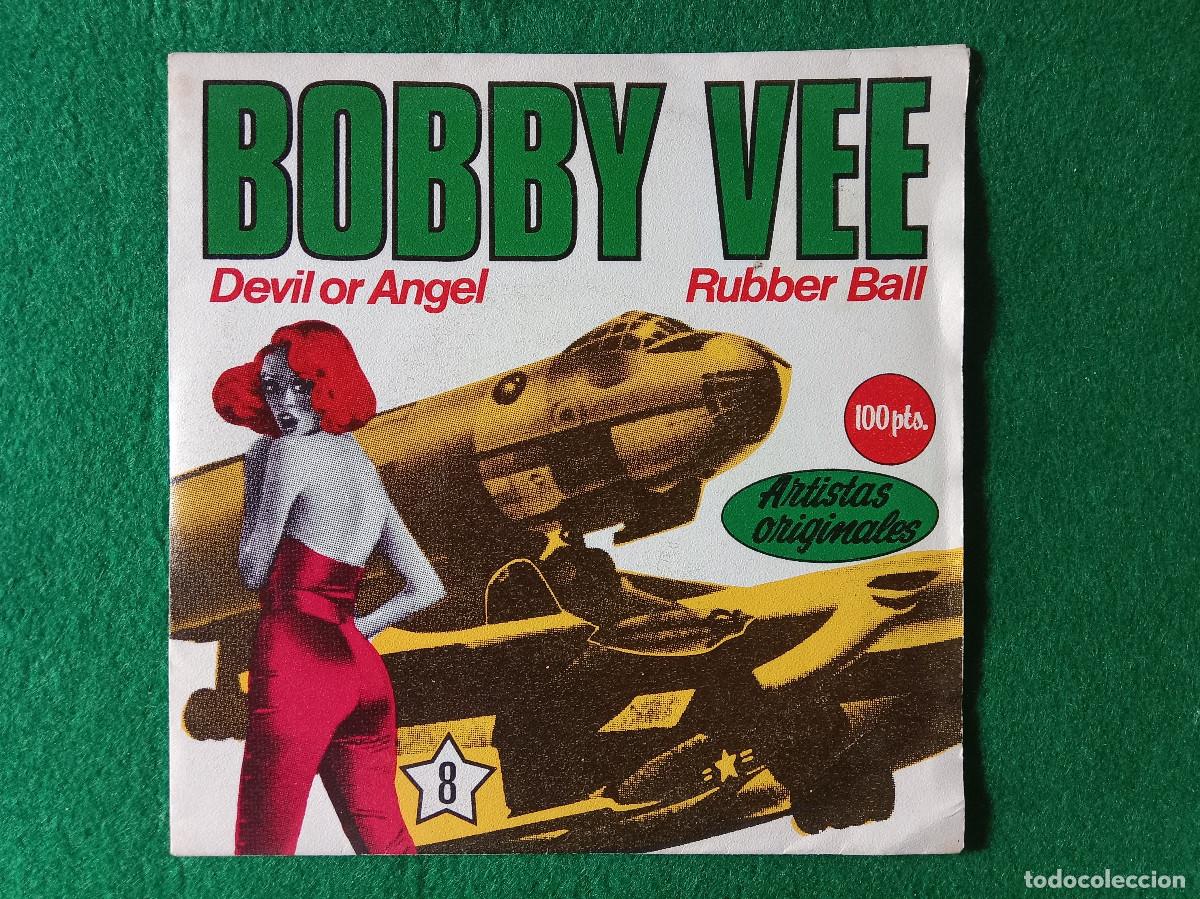 Discos de vinilo: Bobby Vee - Devil Or Angel / Rubber Ball - Edit. K-Tel. EDIGSA. 1981