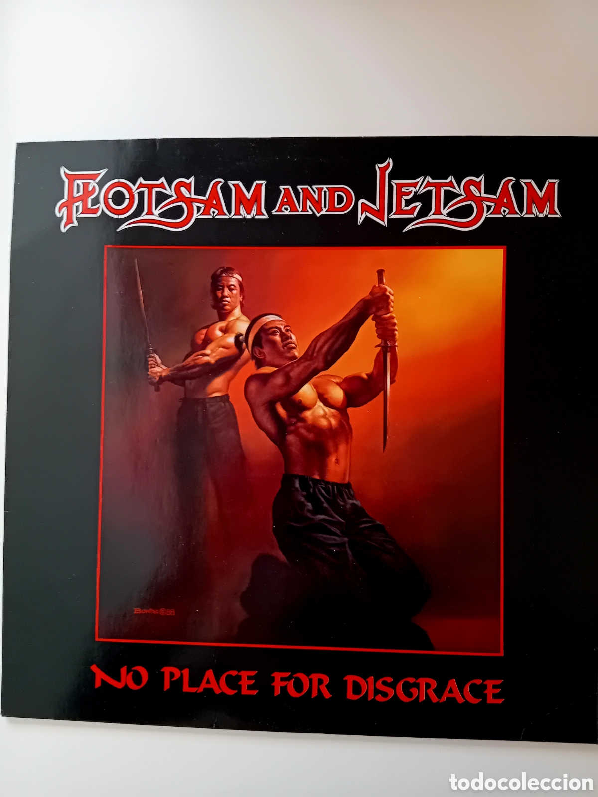 Discos de vinilo: FLOTSAM AND JETSAM. NO PLACE FOR DISGRACE. 1988