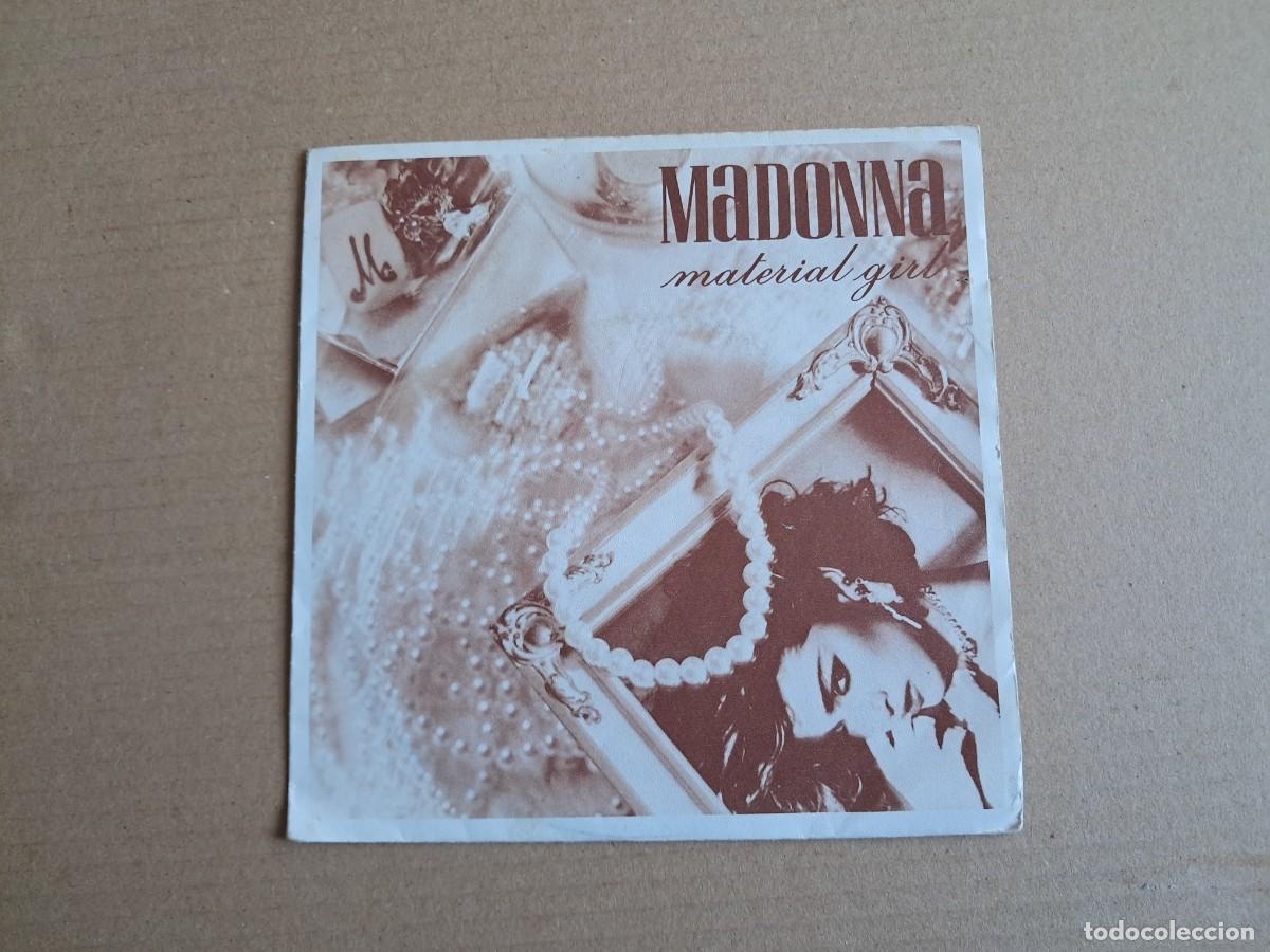 Discos de vinilo: MADONNA - MATERIAL GIRL SINGLE 1985 EDICION ESPA&Ntilde;OLA
