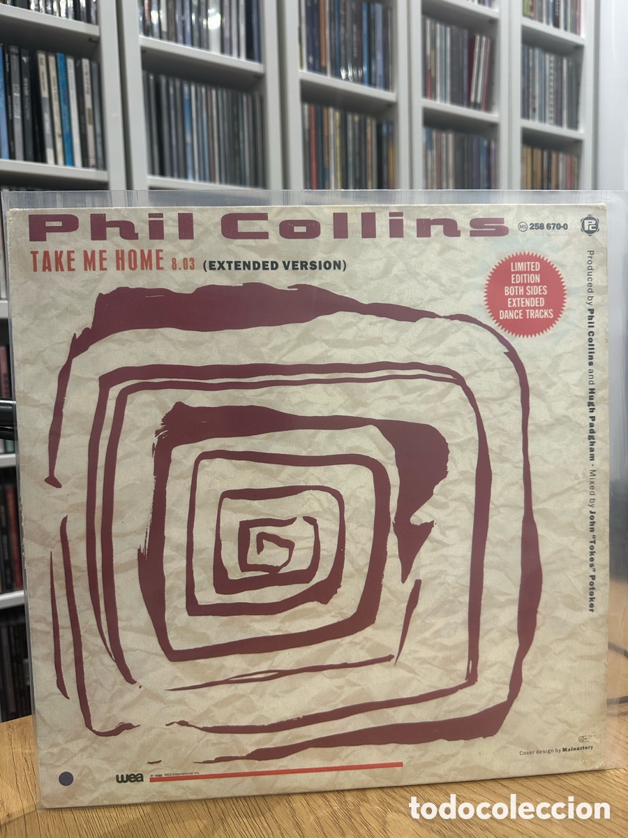 Discos de vinilo: PHIL COLLINS &ndash; TAKE ME HOME &ndash; MAXI SINGLE 12&rdquo;
