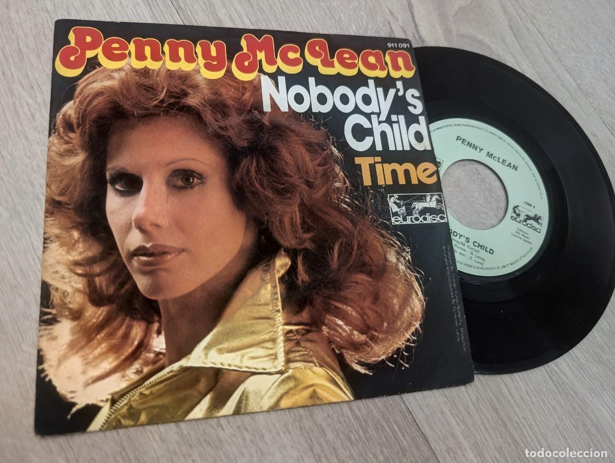 Discos de vinil: PENNY MCLEAN - NOBODY&acute;S CHILD + TIME .. SINGLE DE WEA-EURODISC - FRANCIA ..EX SILVER CONVECTION