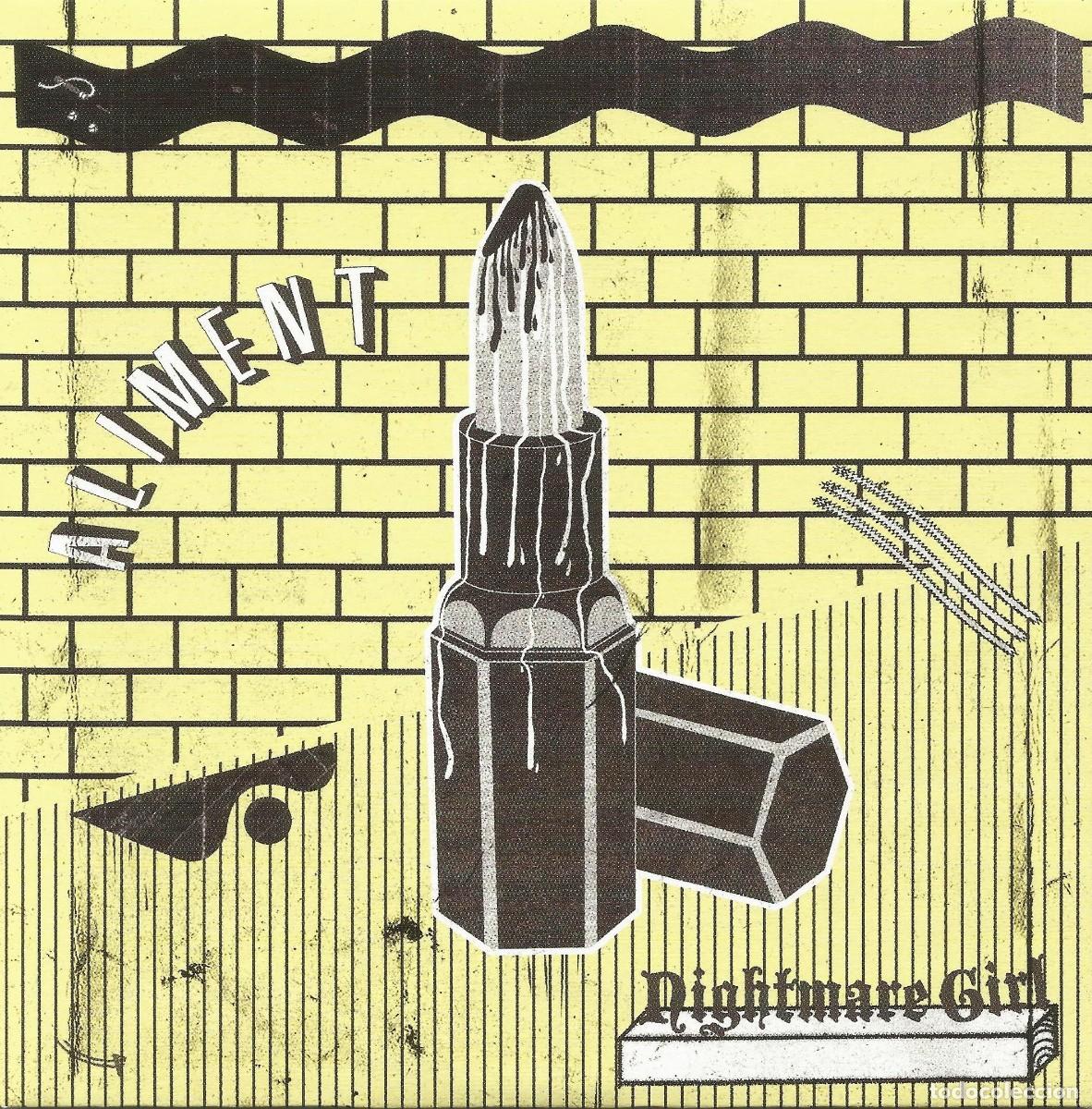 Discos de vinilo: Aliment - Nightmare Girl (La Castanya, 2014) - 7&rdquo; - Edici&oacute;n vinilo negro - Punk Rock, Pop - Nuevo