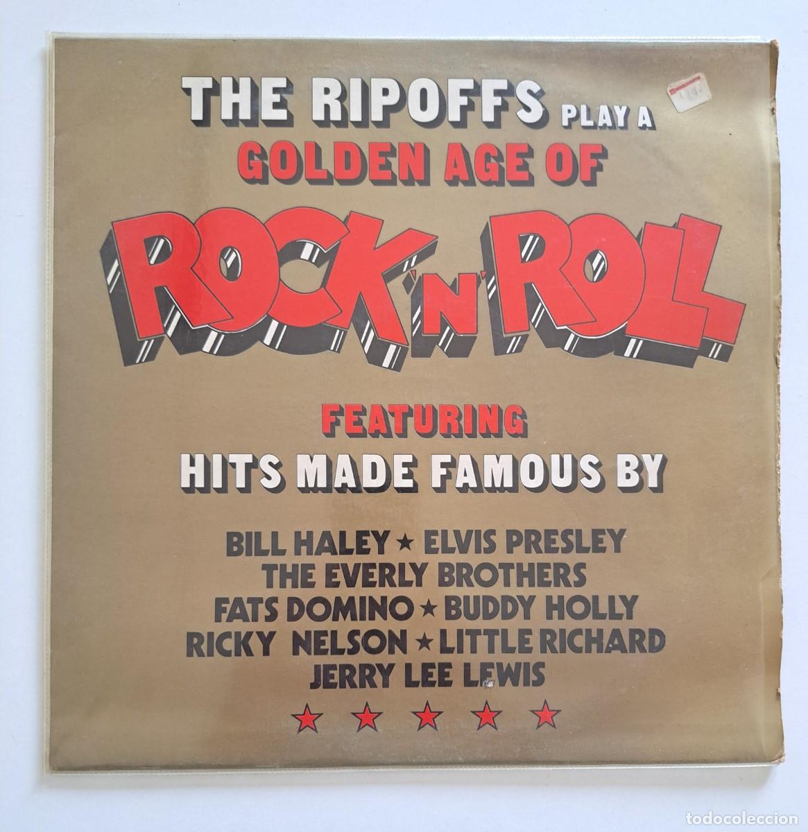 Discos de vinilo: THE RIPOFFS - PLAY A GOLDEN AGE OF ROCK 'N' ROLL - Stereo Gold Award &ndash; MER 367 - UK 1972