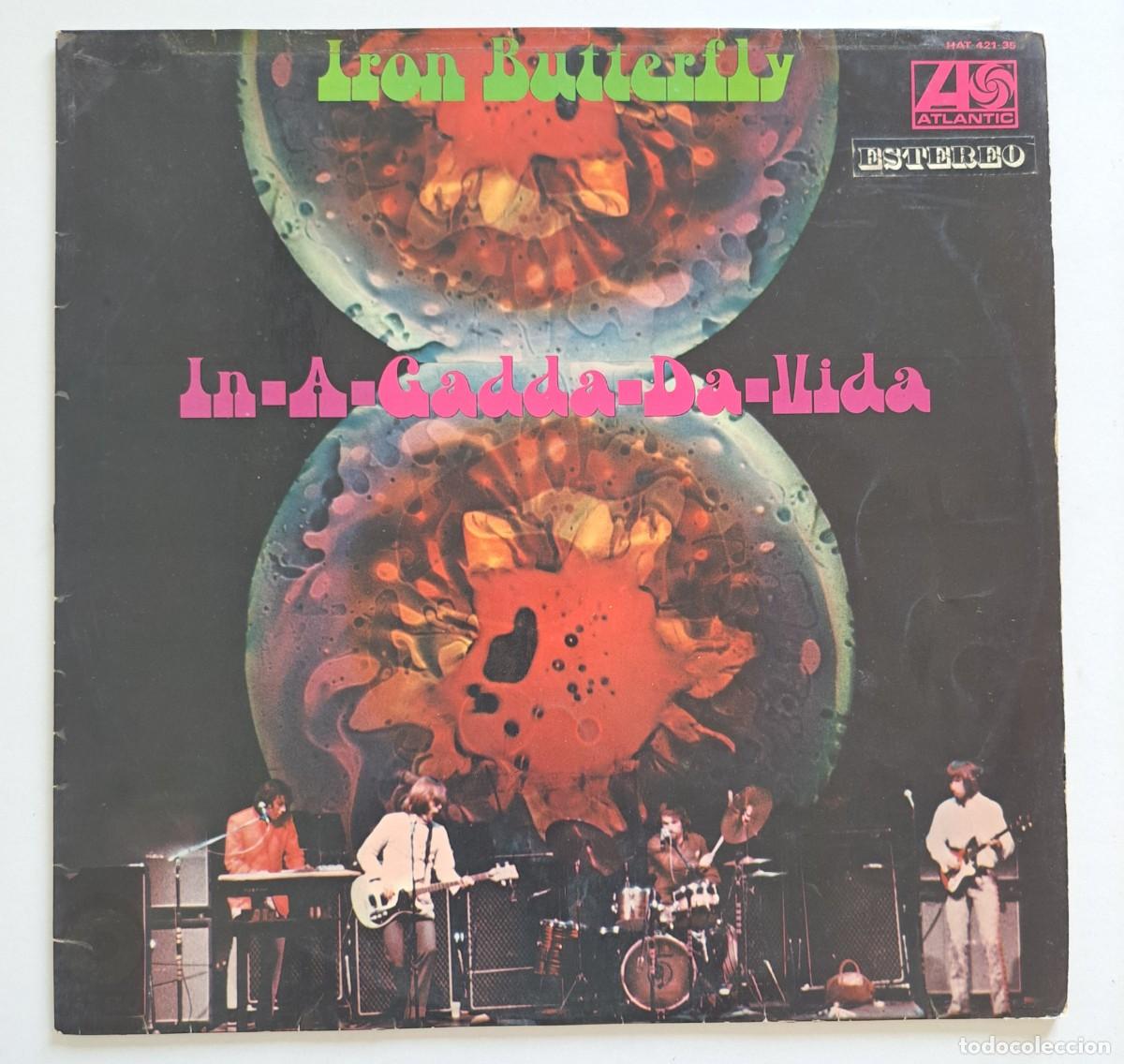 Discos de vinilo: IRON BUTTERFLY - IN-A-GADDA-DA-VIDA - Atlantic &ndash; HATS 421-35 - SPAIN 1969