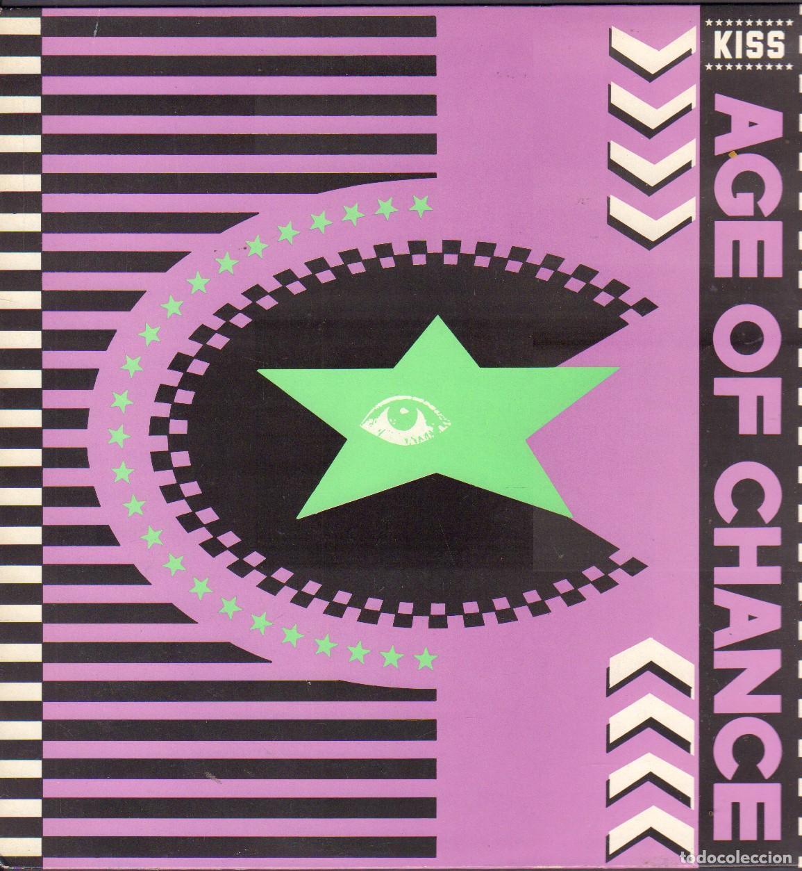 Discos de vinilo: AGE OF CHANCE - KISS / COLLISION, CUT CRASH.../ MAXISINGLE FON1986 / BUEN ESTADO. RF-26571
