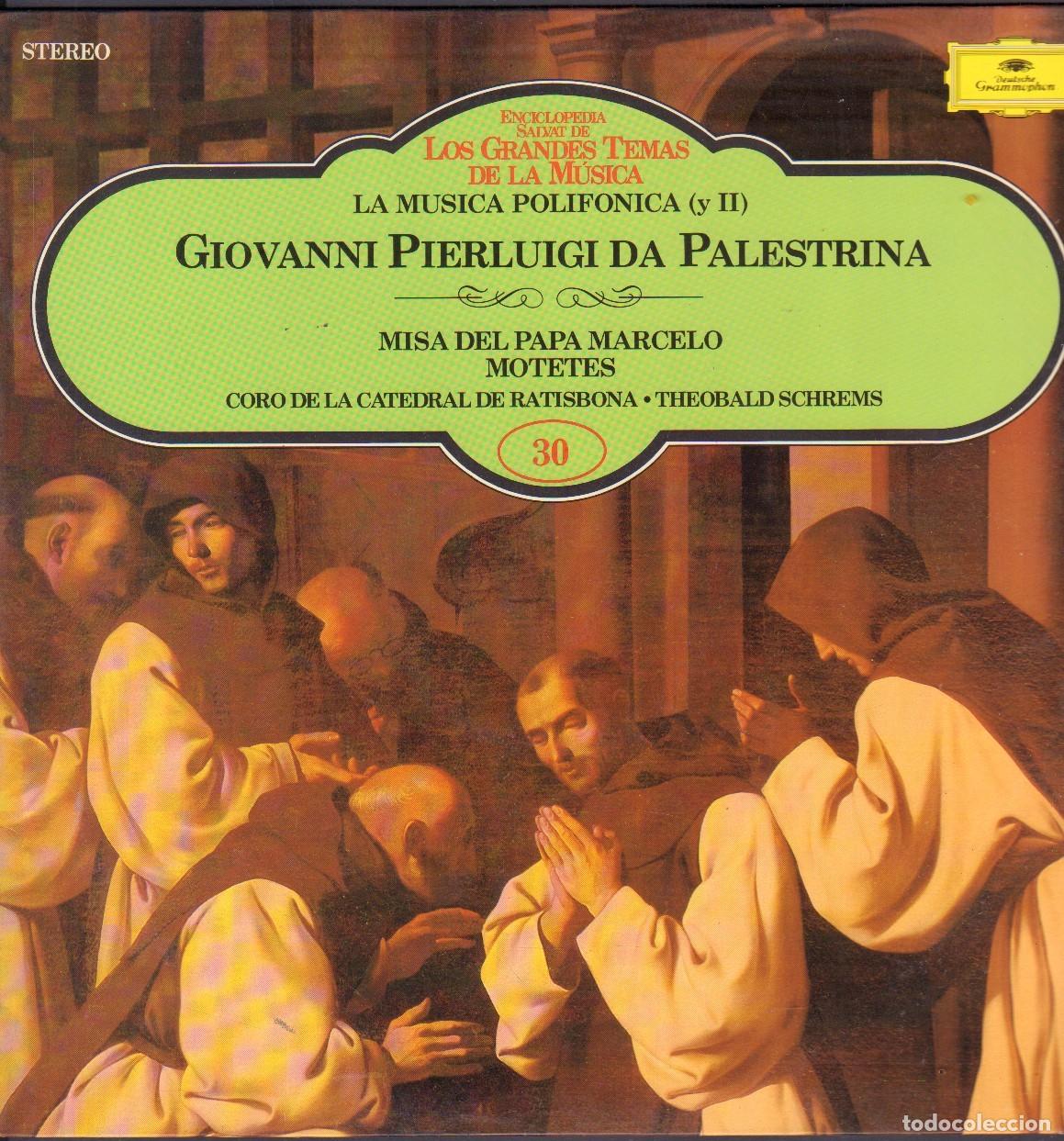 Discos de vinilo: GIOVANNI PIERLUIGI DA PALESTRINA - MISA DEL PAPA MARCELO / LP GRAMMOPHON 1983 RF-26576