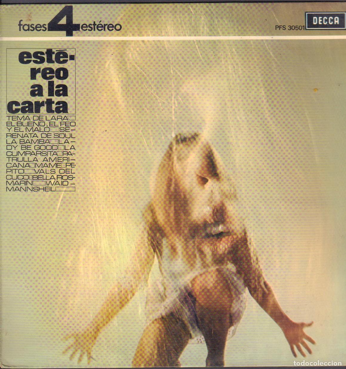 Discos de vinilo: ESTEREO A LA CARTA - TEMA DE LARA, LA BAMBA, EL BUENO, EL FEO Y EL MALO.../ LP DECCA 1971 RF-26579