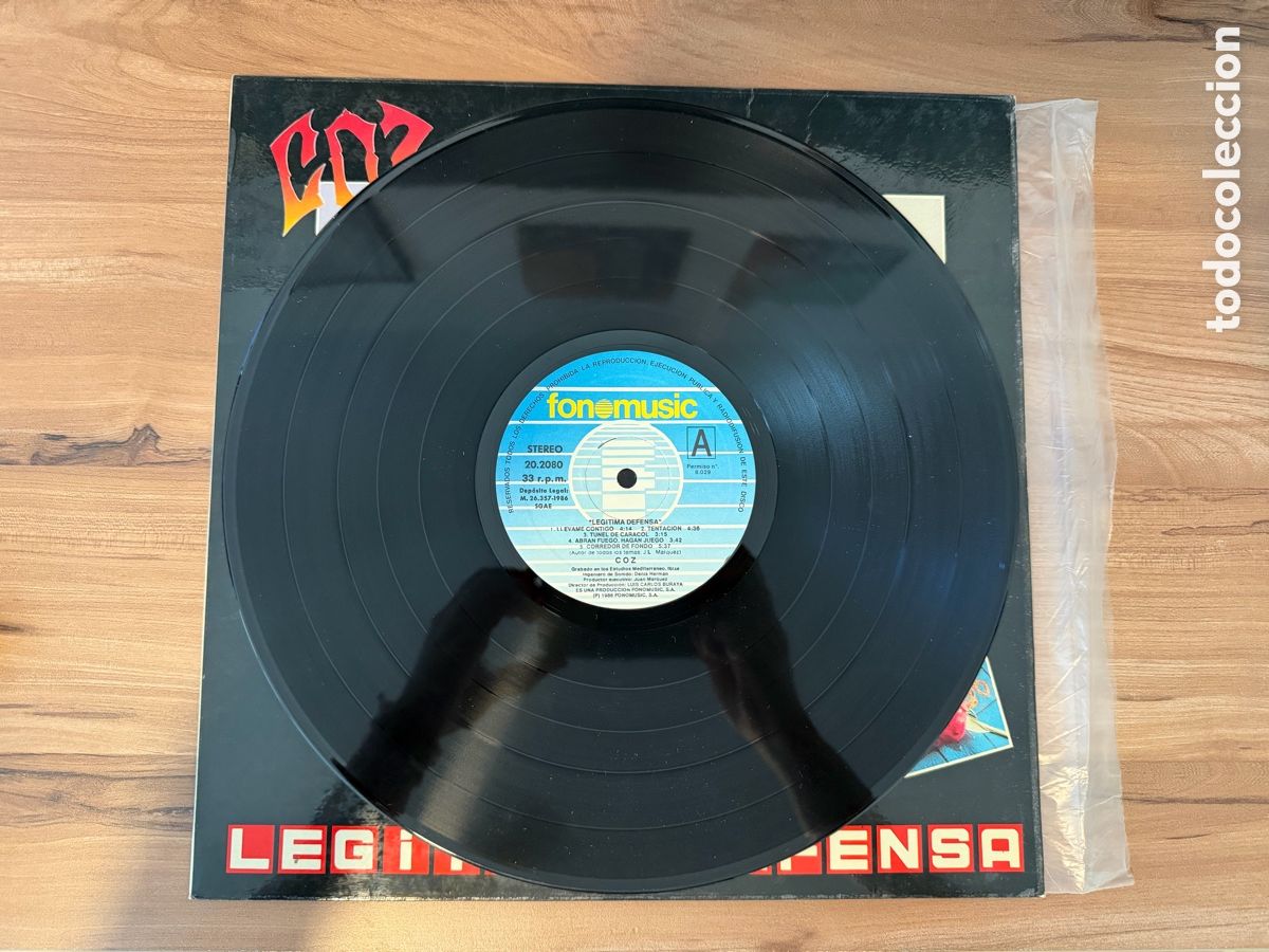 Discos de vinilo: COZ (LP) LEGITIMA DEFENSA A&Ntilde;O 1986 - Foto 4
