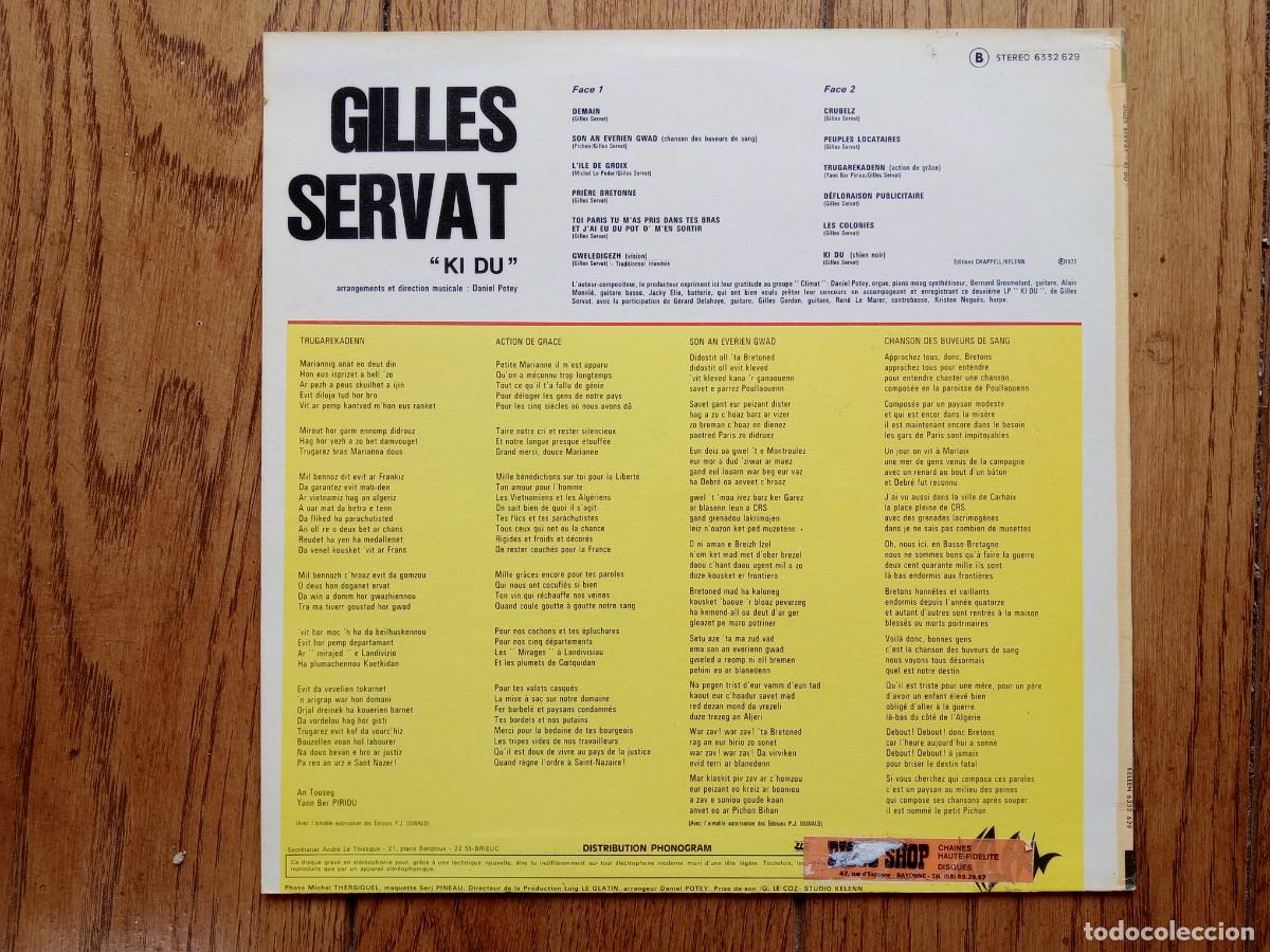 Discos de vinilo: Gilles Servat - ki du - Foto 2
