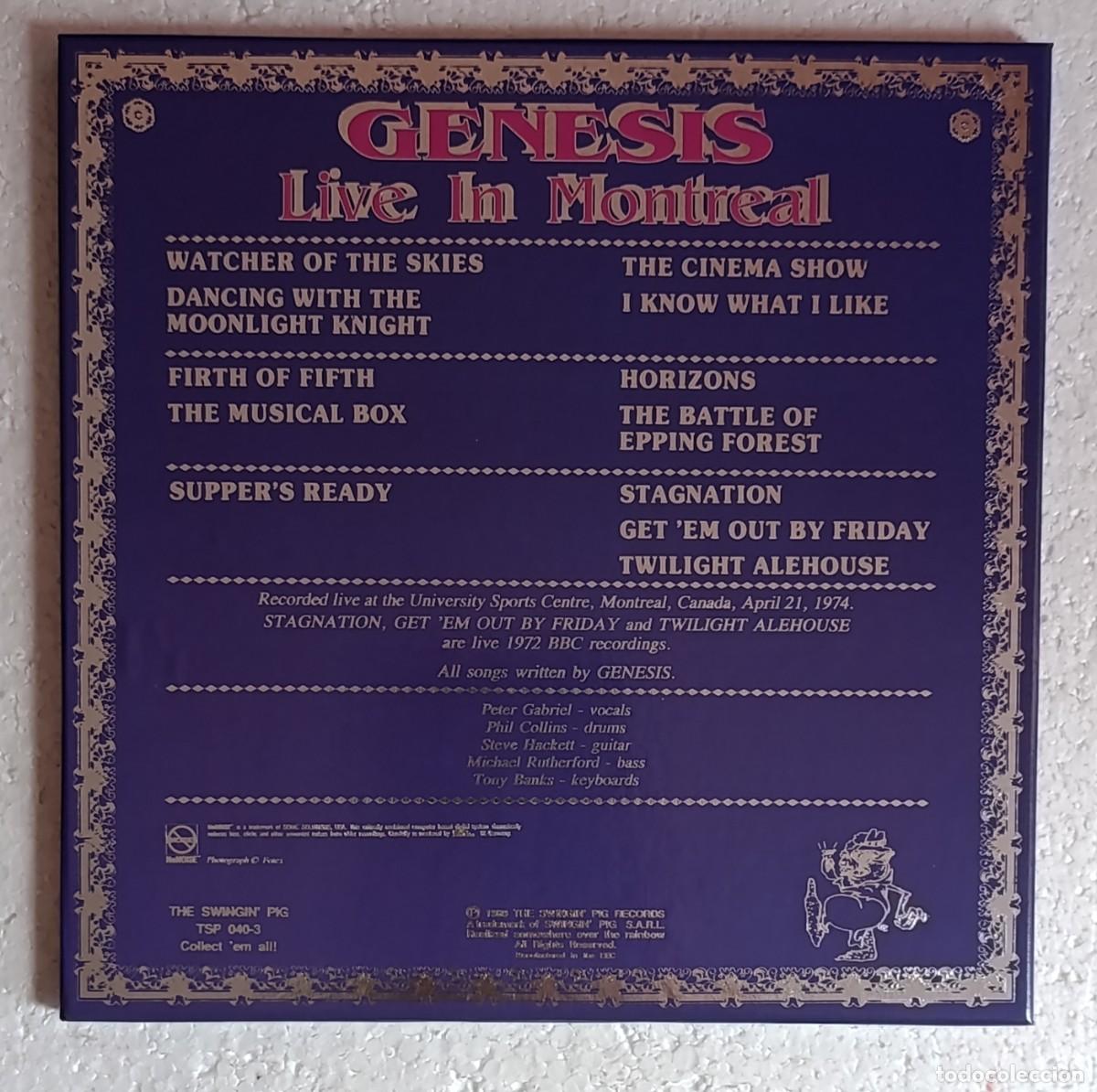 Discos de vinilo: Genesis . Live in Montreal - Foto 2