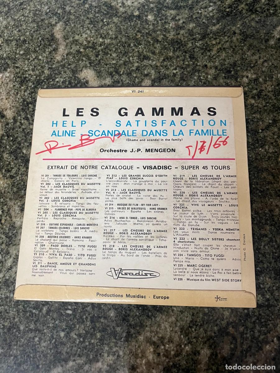 Discos de vinilo: Les Gammas Help single - Foto 2