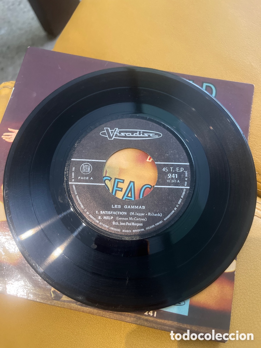 Discos de vinilo: Les Gammas Help single - Foto 3