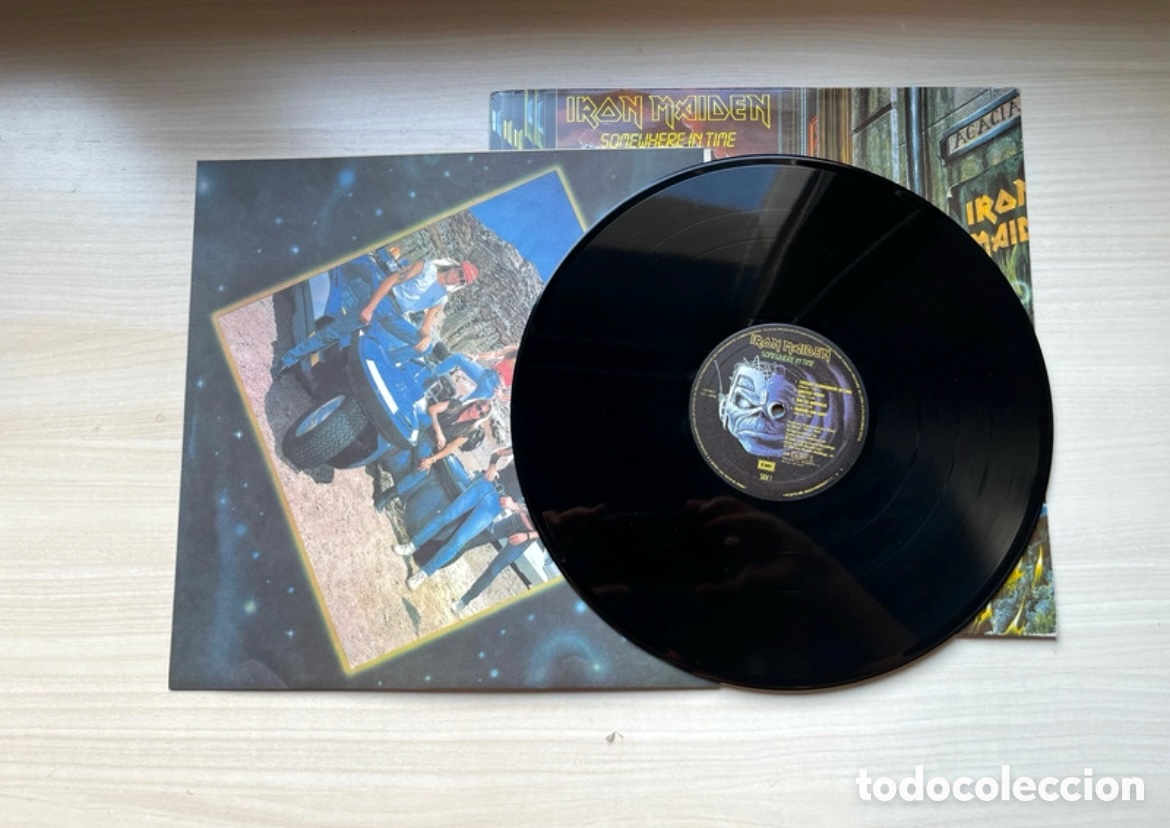 Discos de vinilo: vinilo Iron Maiden: Somewhere In time 1986 - Foto 2