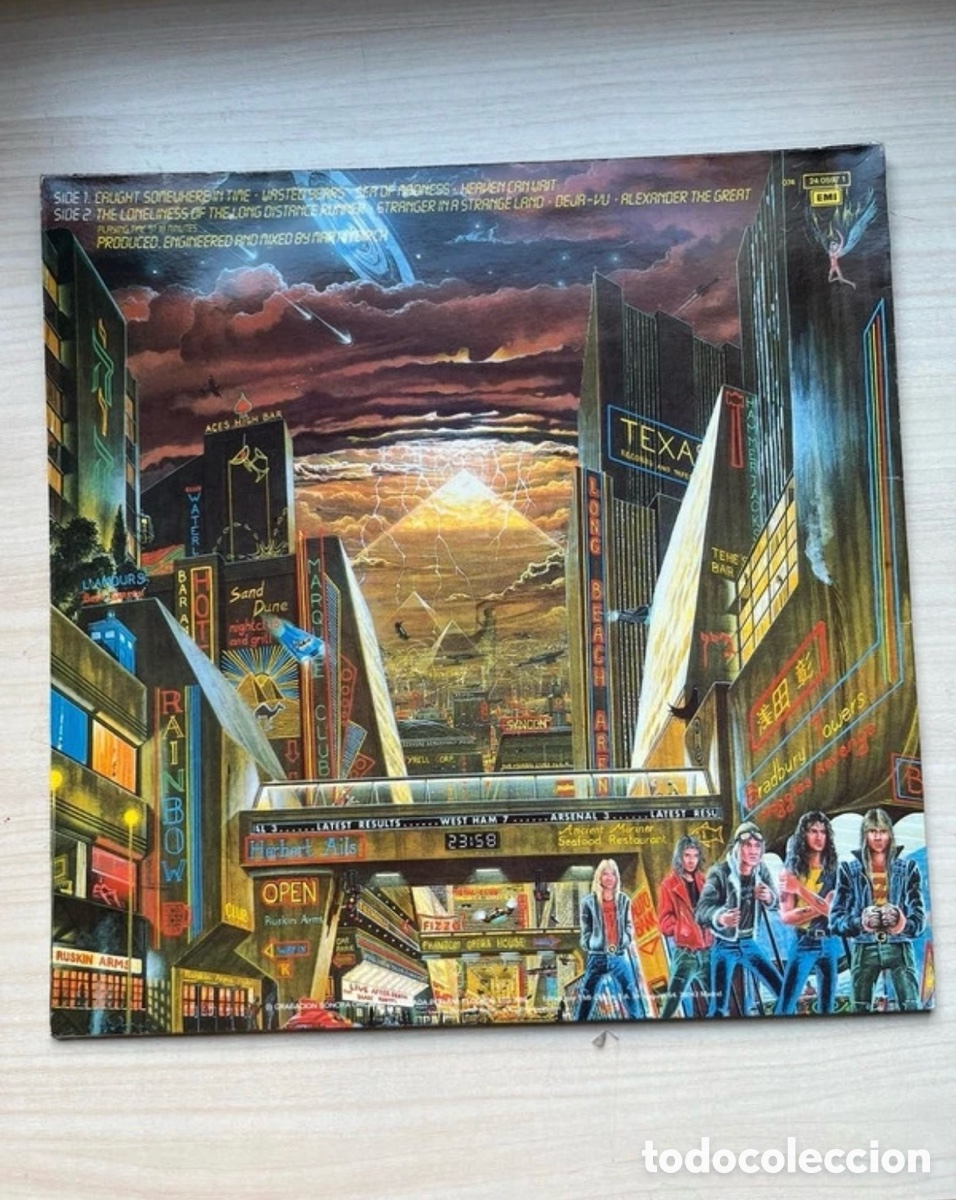 Discos de vinilo: vinilo Iron Maiden: Somewhere In time 1986 - Foto 3