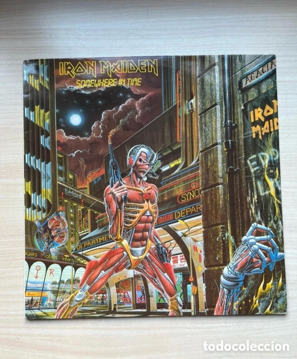 Discos de vinilo: vinilo Iron Maiden: Somewhere In time 1986