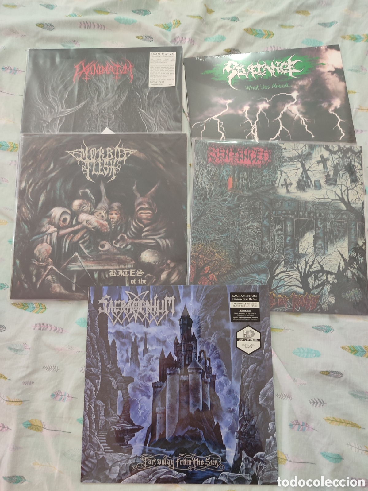 Discos de vinilo: Lote heavy death thrash lp