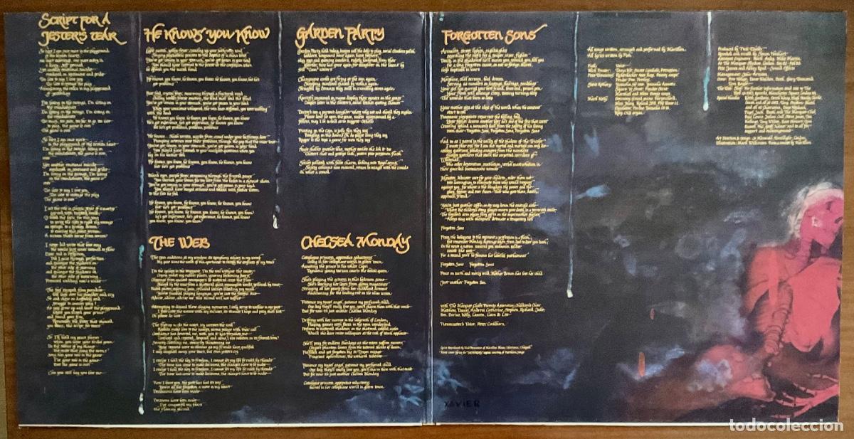Discos de vinilo: MARILLION - SCRIPT FOR A JESTER&rsquo;S TEAR - Foto 3