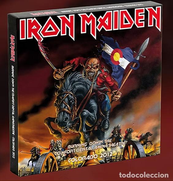 Discos de vinilo: IRON MAIDEN BOX SET Burning Down The Comfort Dental Amphitheatre 2012 3 LP