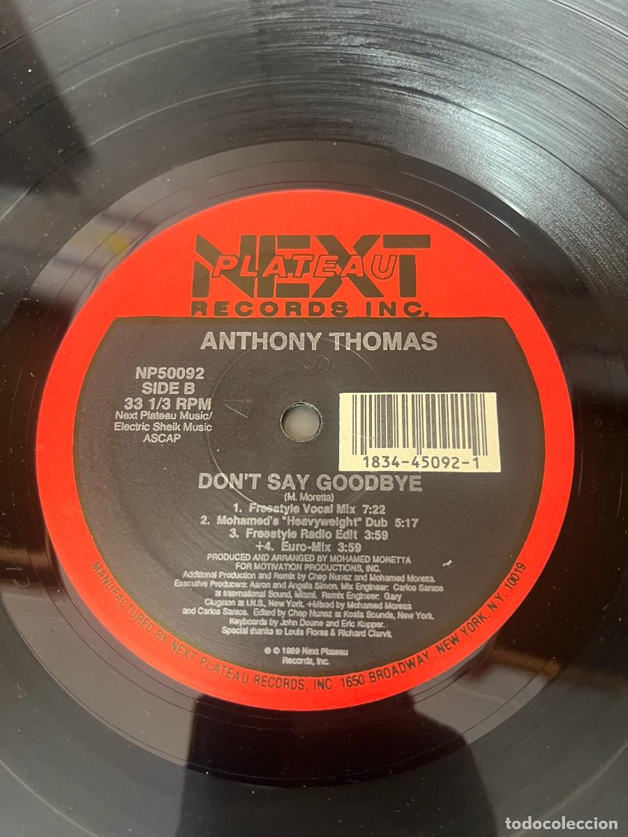 Discos de vinilo: Anthony Thomas Dont Say Goodbye - Foto 2