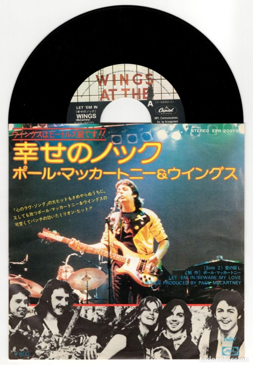 Discos de vinilo: PAUL McCARTNEY WINGS Let 'Em In 1976 Original Japan Single EPR-20070 Beatles Japon vinilo
