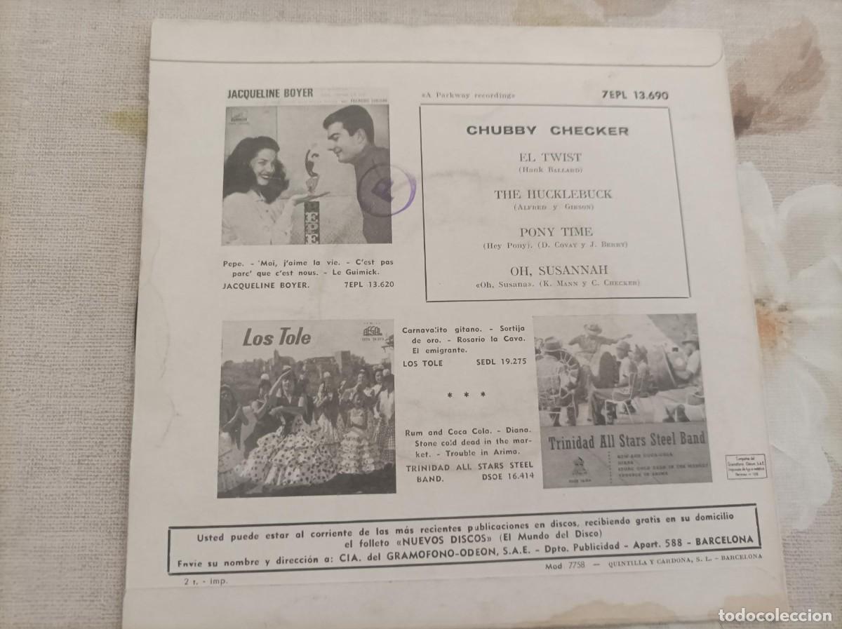 Discos de vinilo: Chubby Checker el twist ep - Foto 2