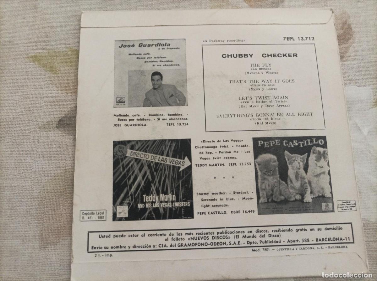 Discos de vinilo: Chubby Checker ep The Fly - Foto 2
