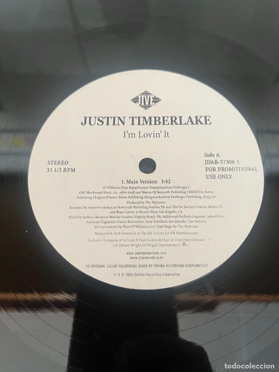 Discos de vinilo: Justin Timberlake Im Lovin It - Foto 3