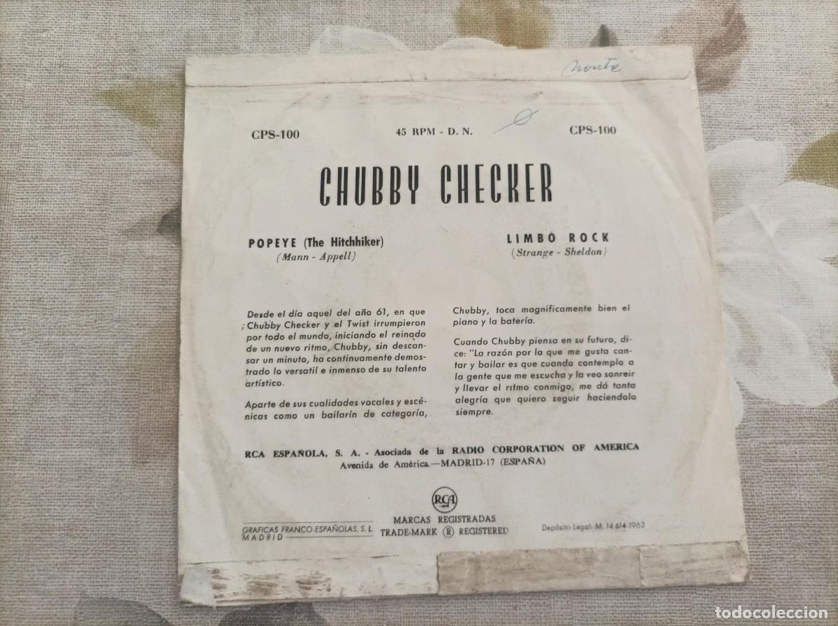 Discos de vinilo: Chubby Checker single original - Foto 2
