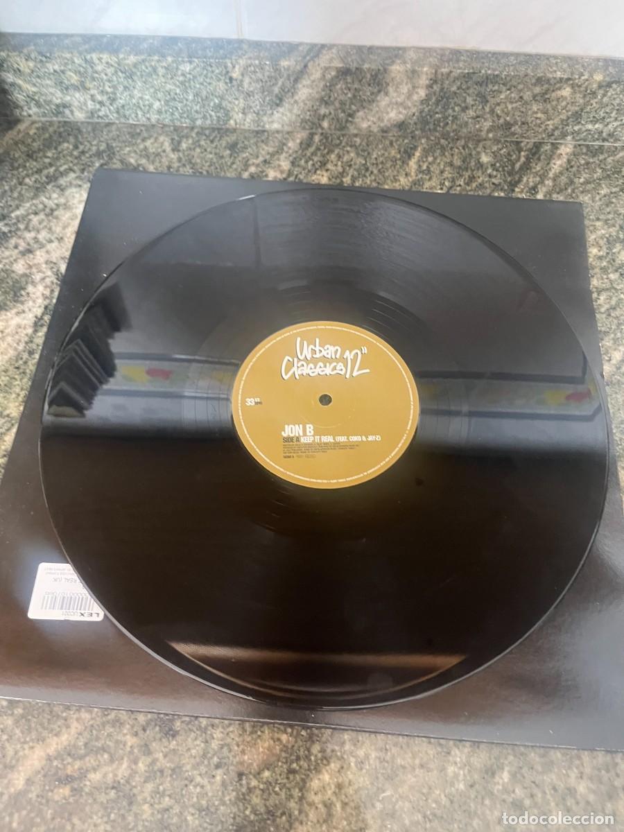 Discos de vinilo: Jon B Keep It Real / Dont Talk - Foto 2