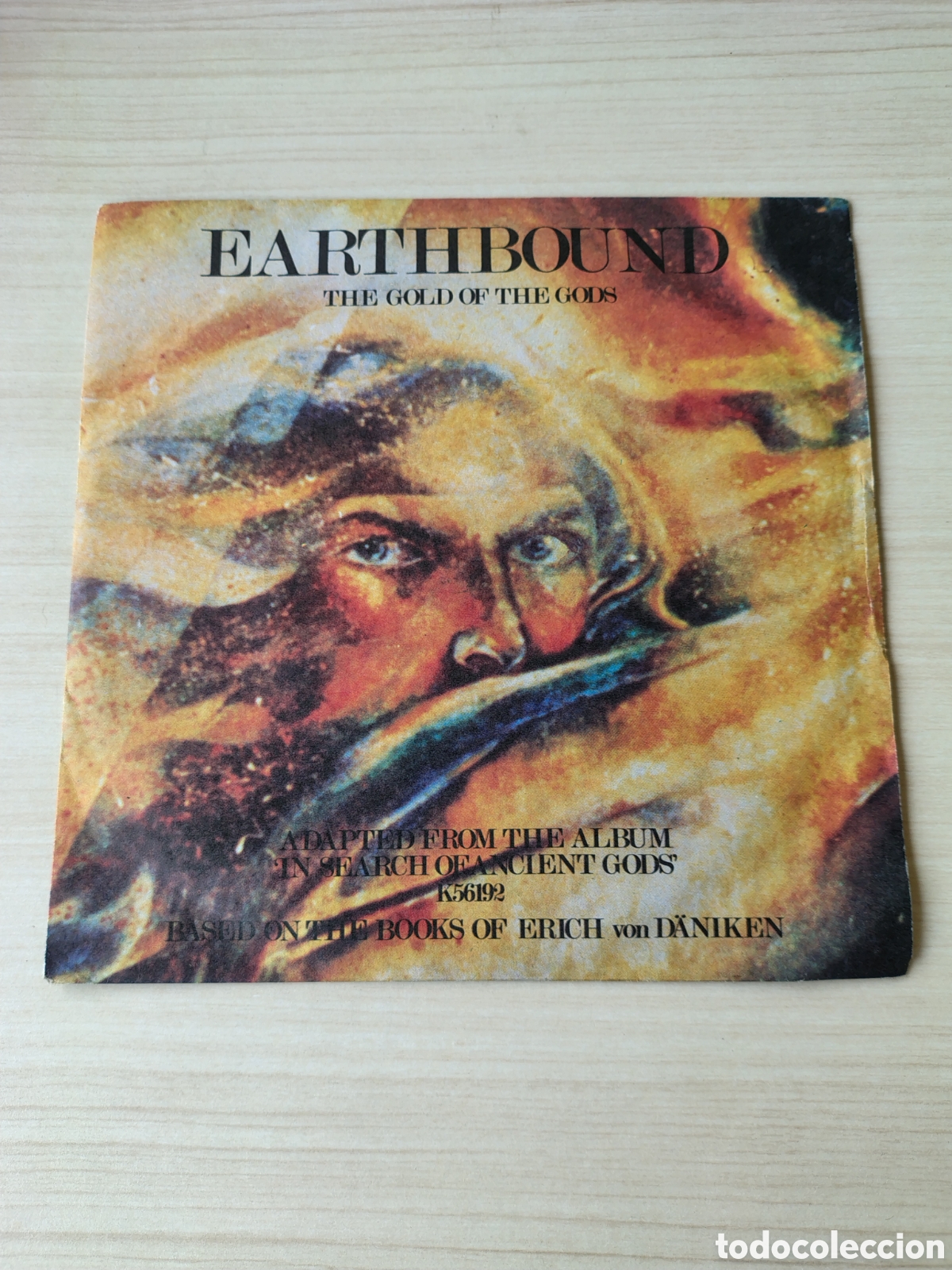 Discos de vinilo: EARTHBOUND The Gold Of The Godd ( 1976 WARNER BROS UK ) PAUL FISHMAN SPACEMEN PROG ROCK