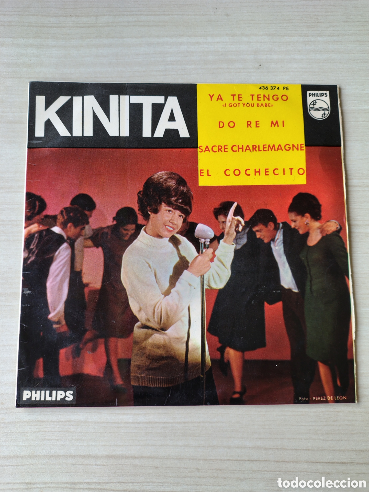 Discos de vinilo: KINITA Ya te tengo I got You Babe + 3 ( 1965 PHILIPS ESPA&Ntilde;A) SONNY & CHER BRINCOS