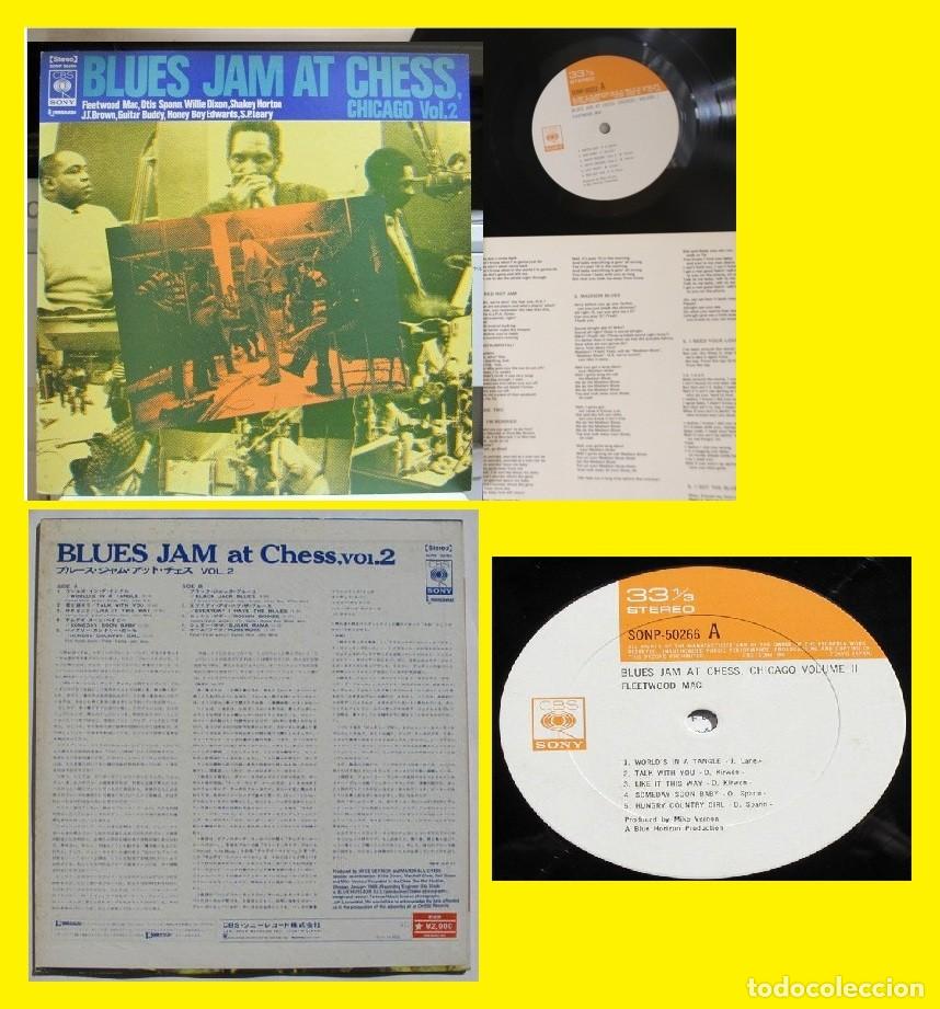 Discos de vinilo: fleetwood mac, Blues Jam At Chess, Chicago 70, PETER GREEN GUITAR,RARA EDIC ORG JAPAN + INSERTO, EXC