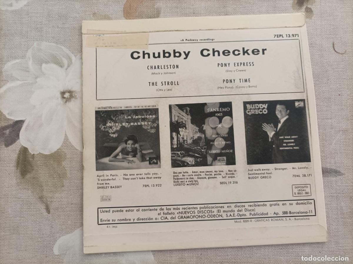 Discos de vinilo: Chubby Checker ep espa&ntilde;ol - Foto 2