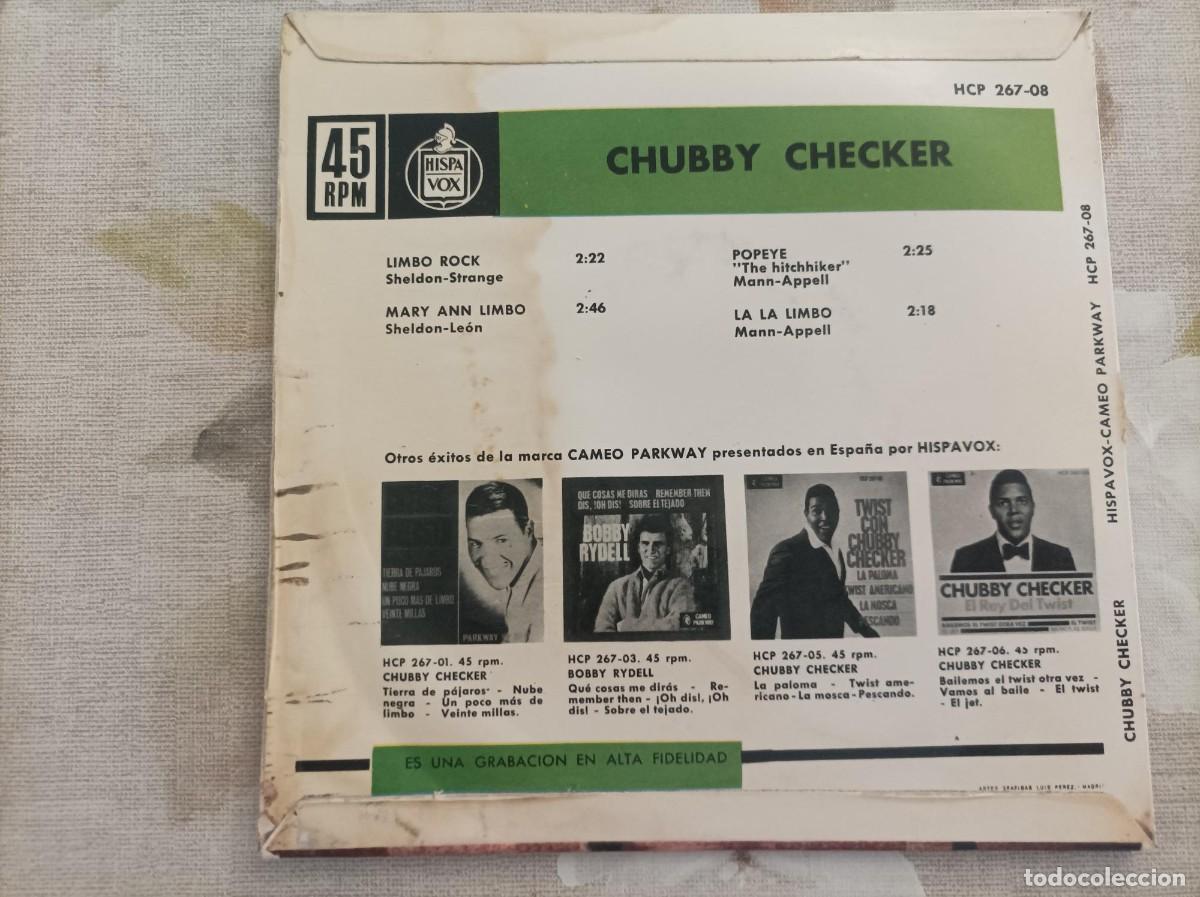 Discos de vinilo: Chubby Checker ep original Cameo - Foto 2