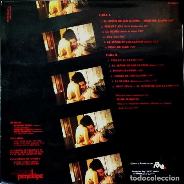Discos de vinilo: Jayme Marques &ndash; B.S.O. El Se&ntilde;or De Los Llanos - Foto 2