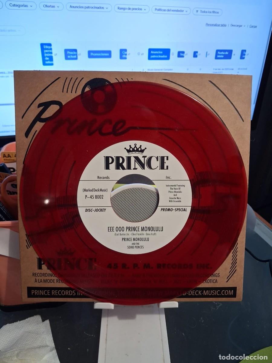 Discos de vinilo: Prince Monolulu And The Soho Ponces &ndash; Eee Ooo Prince Monolulu - 7&rdquo; - Rojo / Red - 2015 - Prince