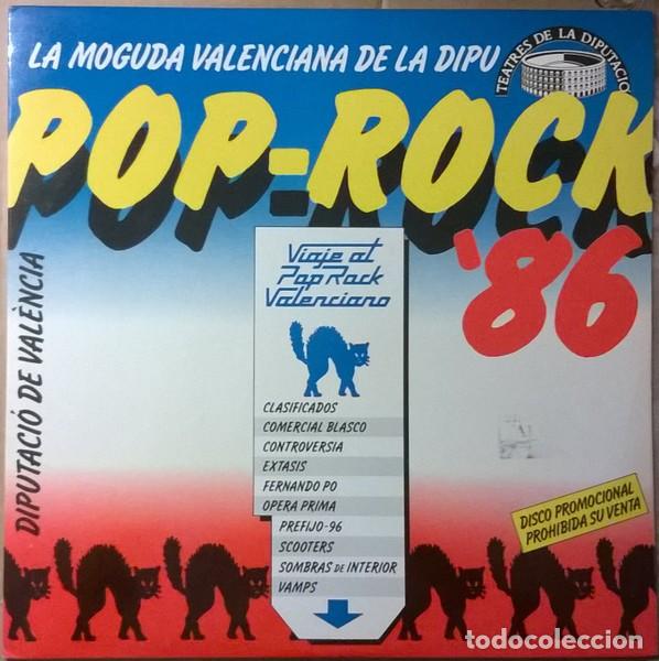 Discos de vinilo: La Moguda Valenciana De La Dipu &rdquo;Pop-Rock'86&rdquo; - PROMO + ENCARTE