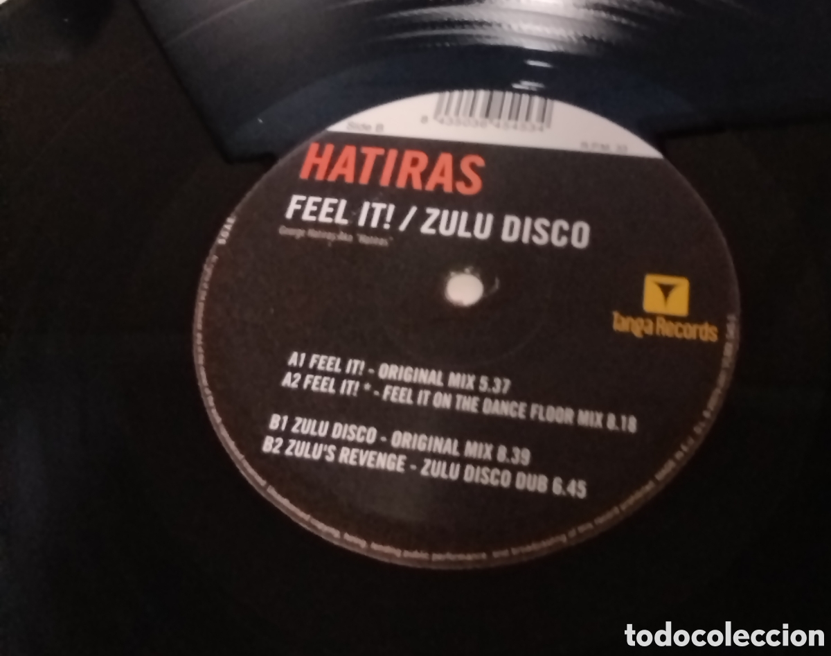 Discos de vinilo: Hatiras - Feel It! / Zul&uacute; disco - Foto 3