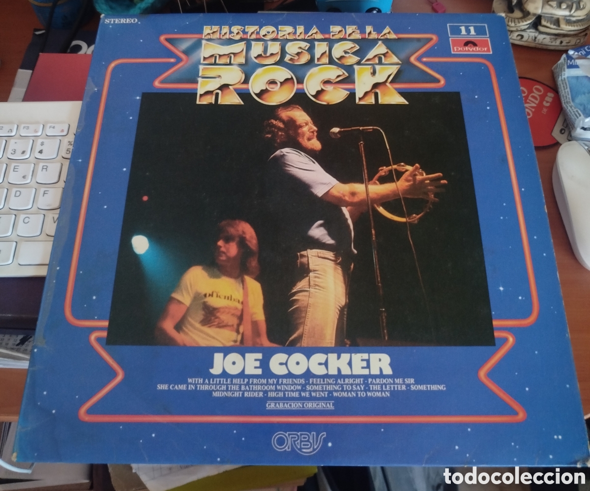 Discos de vinilo: Joe Cocker - Historia de la m&uacute;sica rock n&uacute;mero 11