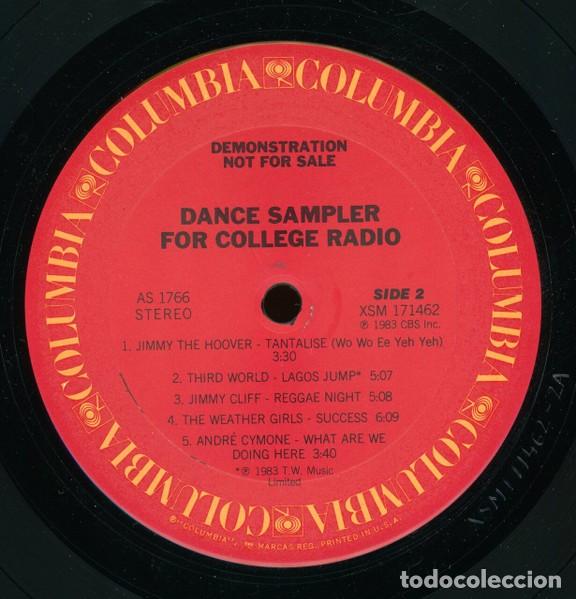 Discos de vinilo: Dance Sampler For College Radio - Foto 2
