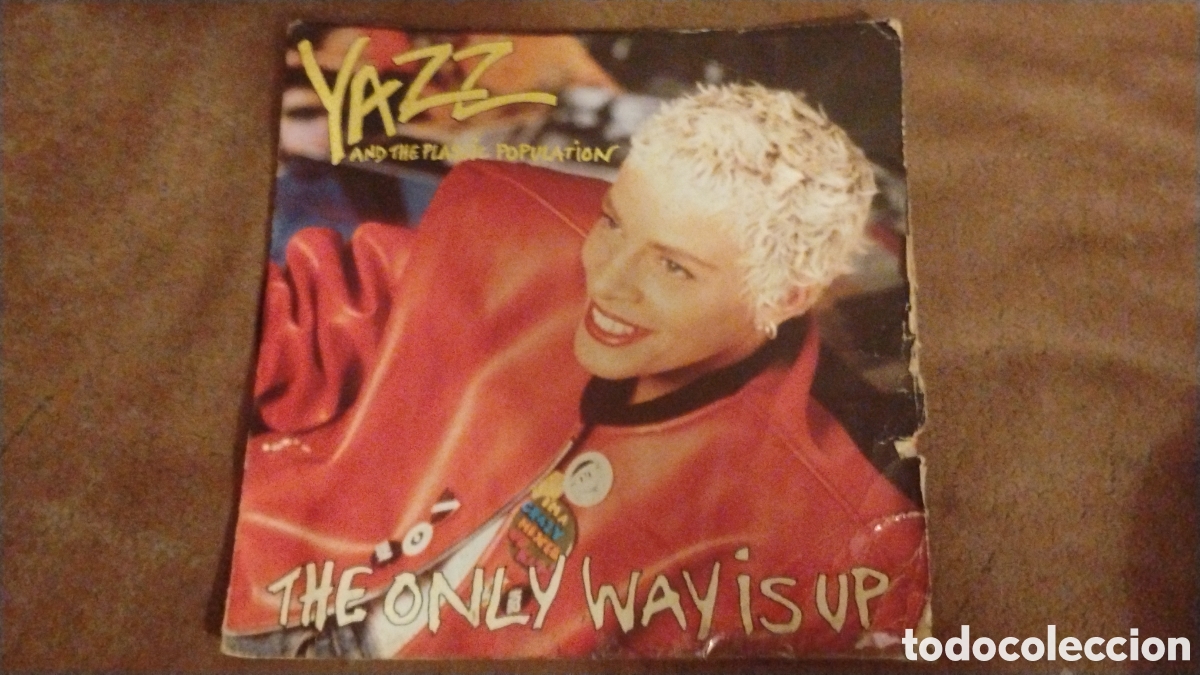 Discos de vinilo: YAZZ & THE PLASTIC POPULATION-THE ONLY WAY IS UP-SINGLE-FONTANA/FRANCE-KSA
