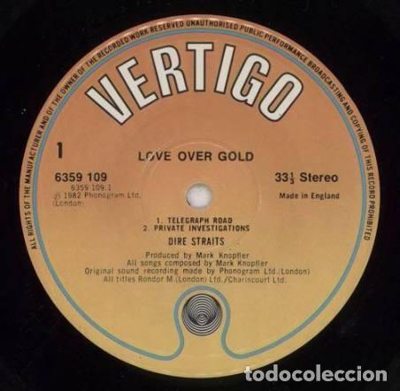Discos de vinilo: Dire Straits &ndash; Love Over Gold lp - Foto 3