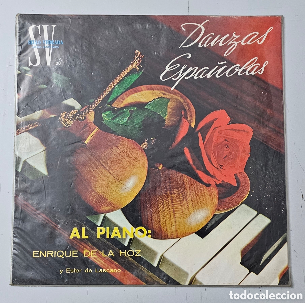 Discos de vinilo: LP ENRIQUE DE LA HOZ Y ESTER LASCANO - Danzas espa&ntilde;olas (Venezuela - Vergara - 1961) FLAMENCO RARO